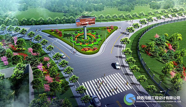 陜西公路橋梁-路口設(shè)計(jì)